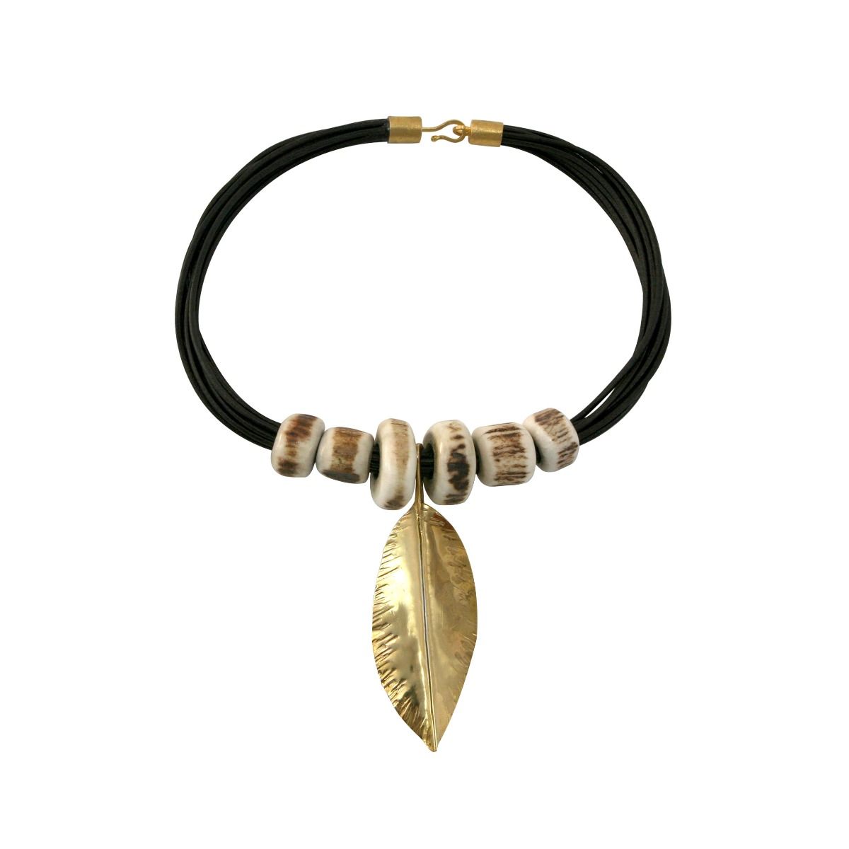 Collar Pocahontas Hoja Laurel