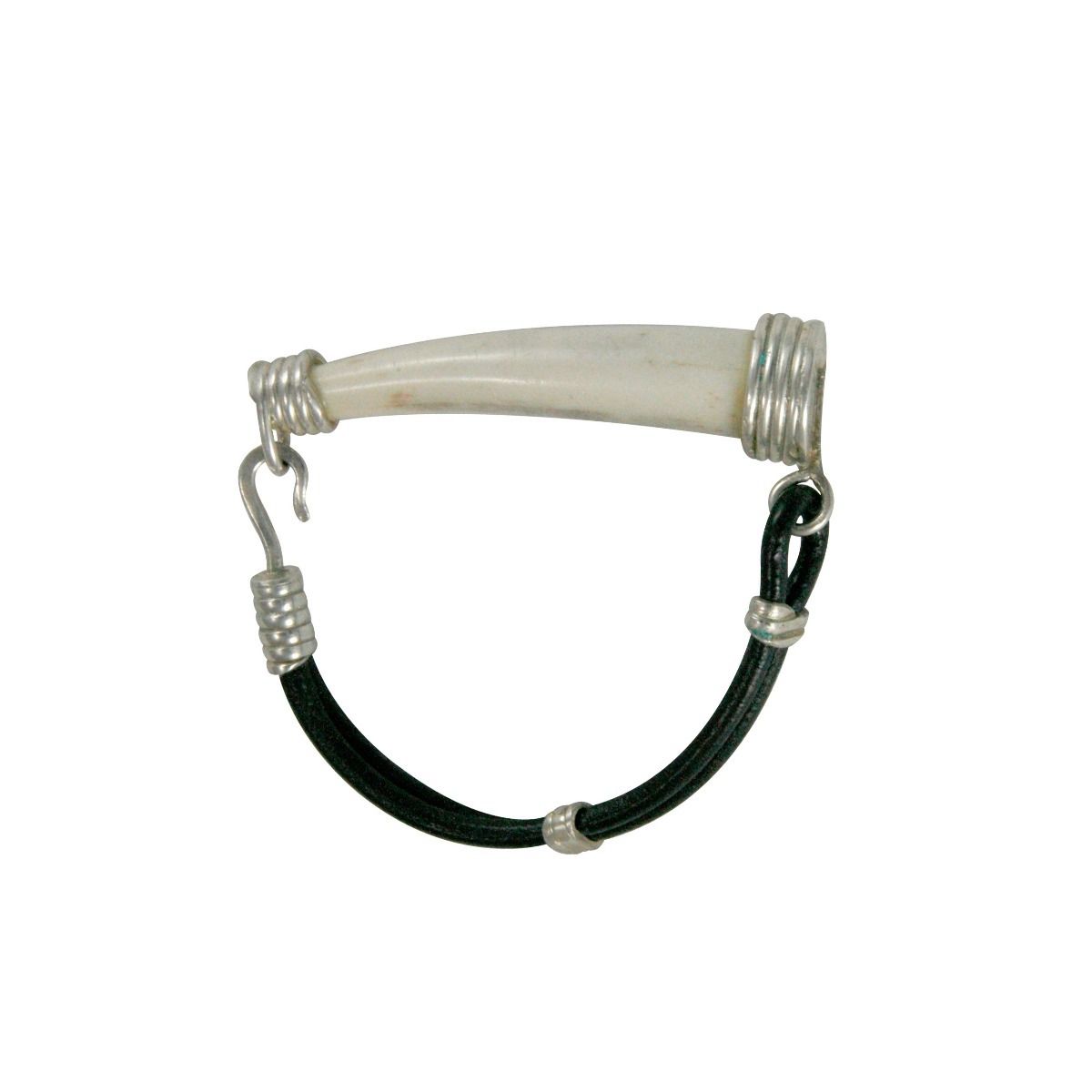 Pulsera punta de ciervo tallada