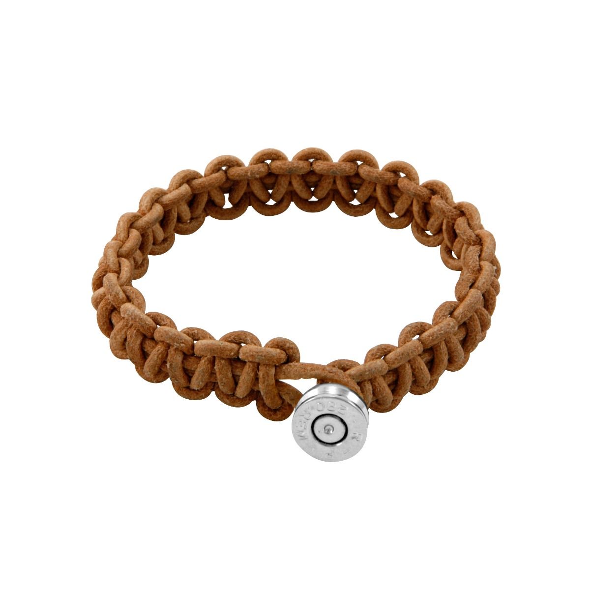 Pulsera macramé y bala