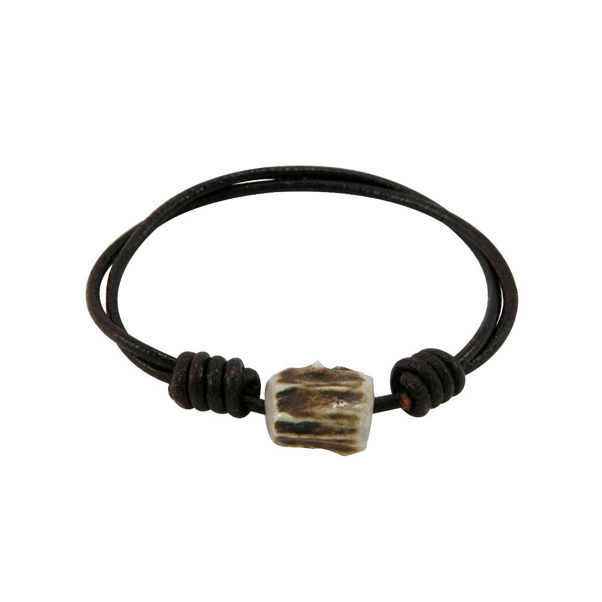 Pulsera nudos y hueso